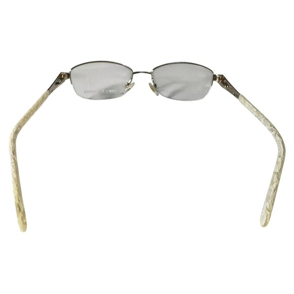 Jessica Mcclintock JMC 045 Eyeglasses Frame Women's Gold Metal Cat Eye 53-18-140 - Picture 8 of 11